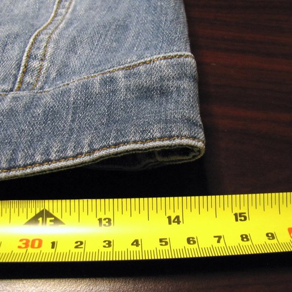 BP Women’s Stretch Jeans Jacket Size XS Light Wash Denim - Picture 12 of 12